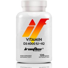 Ironflex Vitamin D3 4000 Iu + K2 120 Tablet