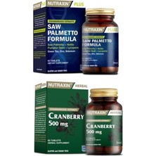 Nutraxin Saw Palmetto Formula 60 Tablet + Cranberry 500 Mg 60 Tablet
