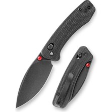 Trivisa Koala-B | Çapraz Kilitli | Mikarta Sap | N690 Çelik Mini Çakı | JM02-BM-N