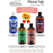 Feyza Design Dört Parçalı Masaj Yağı Seti, Duyusal ve Egzotik Kokular, Doğal Aromalar