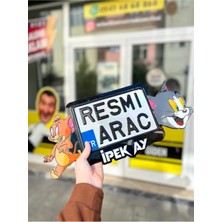 Pi Dekorasyon Tom ve Jerry Motor Plakalık