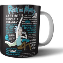 Pixxa Rick Morty Kupa Bardak