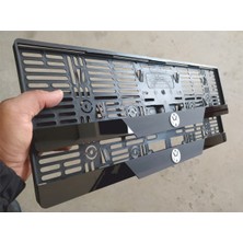 Pi Dekorasyon Volkswagen Kabartma Yazılı Mat Takmatik Pleksi Plakalık 2'li Set