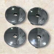 Unıversal Tüm Markalara Uyumlu 57 mm Gri Parlak Jant Göbeği