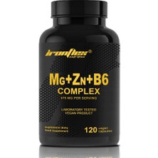 Ironflex Mg + Zn + B6 Complex | 120 Vegan Kapsül