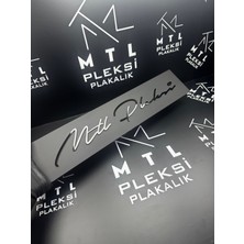 Pi Dekorasyon 1 Adet Mat Showroom Pleksi