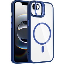 Roketcim iPhone 16E Kılıf Standlı ve Kamera Lens Hediyeli M-Safe Şarj Özellikli Etro Kapak