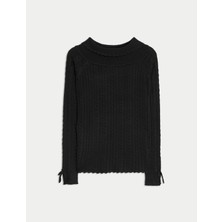 Marks & Spencer Triko Bardot Yaka Üst (6-16 Yaş)