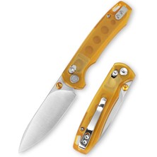 Trivisa Dragonfly-Y | Eksen Kilitli | Peı ( Ultem ) Sap | 14C28N Çelik Çakı | JM03-YP-14