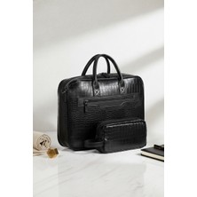 Karf Premium Vegan Deri Laptop Çantası" (15-16" Macbook/pc, Kapsamlı Organizer ve El Çantalı)