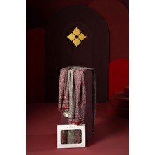 Jawel Kadın Müslin Şal Paketi Petra (Kahve-Krem-Bordo)