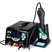 Yihua Yıhua 853D 5A-II Sıcak Hava Isı Tabancalı ve Havyalı Lehimleme Yenileme Istasyonu