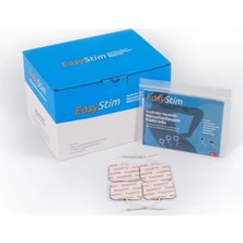 Feyza Design Kare Tens Pedi, Kablolu, 4'lü, 5x5 Cm, Konforlu ve Kullanışlı Sağlık Ürünü