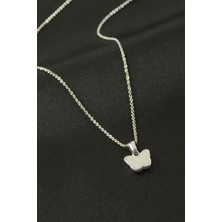 Bijuteri Net Kelebek Damla Mineli Kolye