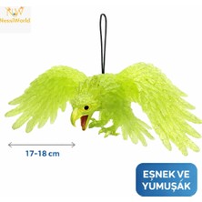 NessiWorld Asılabilir Lateks Kartal Dekor Süsü Yeşil 17-18 cm