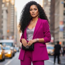 Esranın Dünyası Gerçek Front Lace Tül Peruk - Yoğun Dalgalı - Doğal 65-70CM RSPM34-ESRDNS