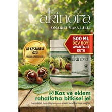 Feyza Design 500 ml Çift Etkili Yoğun At Kestanesi Balsamı ve Mentollü Masaj Kremi