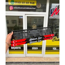 Pi Dekorasyon Ay Yıldız Model Beyaz Sarkık Plakalık