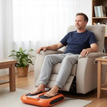 Feyza Design E08 Titreşimli Dokunmatik Ekran Ayak Masaj Aleti, Gri