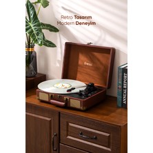 Allians Dahili Hoparlörlü Pikap ve Müzik Kutusu, Usb, Rca ve Bluetooth ile