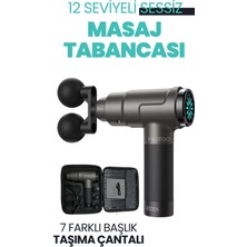 Feyza Design Sessiz Çalışan Dokunmatik Ekranlı Profesyonel Masaj Tabancası