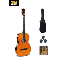 Allians Yüksek Kalite 4/4 Klasik Gitar Seti, Profesyonel ve Başarılı Performans