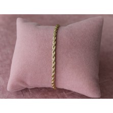 Nuit Kadın Çelik Bileklik Kararmaz 14K Altın Kaplama