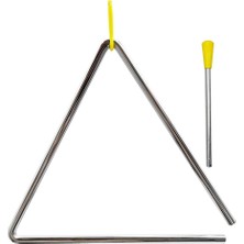 Allians Çelik Üçgen 8" Orff Ritim Aleti, Müzik ve Eğitim Için Eğlenceli Seçenek