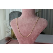 Nuit Kadın Çelik Kolye Kararmaz 14K Altın Kaplama