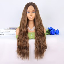 Esranın Dünyası Koyu Kumral Açık Kumral Ombreli Tül Peruk RSPM34-ESRDNS