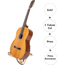 Allians Klasik Gitar DNZ375 Seti: Tel, Pena ve Kılıf Hediyeli, Müzik Keyfi