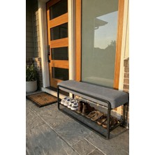 Todek Home Line Modern Bench Puf | 120 cm - Antre, Giriş Holü , Ofis Için Şık Dekoratif Bench