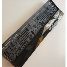 Pi Dekorasyon 2 Adet 3D Aynalı Sade Severlere Pianoblack Lazer Kesim Plakalık Uyumlu