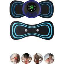 Feyza Design Darbeli Titreşimli Boyun ve Sırt Masaj Aleti, 8 Mod, Yedek Pedli