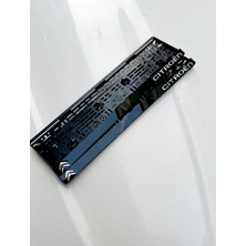 Pi Dekorasyon Citroen 3D Lüx Uyumlu  Takmatik Pleksi Plakalık