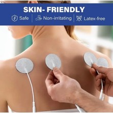 Feyza Design 5 Paket, 20 Adet Yuvarlak 3.2 cm Tens Elektrod Pedi