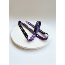 Balkonda Köpek Gezdirme Kayışı Tasması 2,5 cm Genişlik Kolon Kordon ve Deri