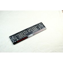 Pi Dekorasyon Fıat Uyumlu Piano Black Pleksi Plakalık (2 Adet)