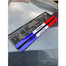 Pi Dekorasyon Lazer Kesim Renkli Tasarım 2 Adet Lüks Pianoblack Oto Pleksi Plakalık