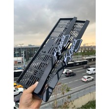 Pi Dekorasyon 3D Kemal Atatürk Imzalı Lüx Pleksi Takmatik Plakalık