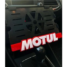 Pi Dekorasyon Motul Motosiklet 5 D Lüx Parlak Plakalık