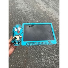 Pi Dekorasyon Motorsiklet Pleksi Plakalık Özel Tasarım (Gumball)