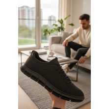 Enoch Hakiki Deri Esnek Segment Tabanlı Erkek Sneaker Ortopedik Taban