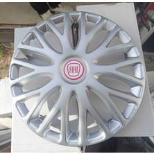 Yk Fiat Doblo / Fiorino Uyumlu 14 Inç Jant Kapağı 4'lü Takım Amblem Hediyeli