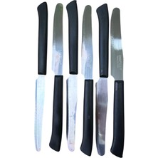 Marob Tırtıklı Meyve Bıçağı Siyah 6'lı 22GY02