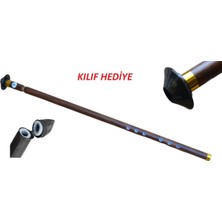 Allians Yıldız Desenli Plastik Ney, Başpareli, Sağ El Üst Kılıf Hediyeli