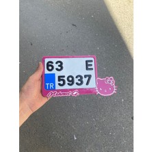 Pi Dekorasyon Motor Pleksi Plakalık Uyumlu