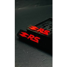 Pi Dekorasyon Renault Rs 5d Uyumlu Lüx Kabartma Takmatik Pleksi Plakalık