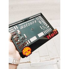 Pi Dekorasyon Motorsiklet Plakalık Lazer Kesim Pleksi | Isimli Plakalık| Kişiye Özel Plakalık| Hell