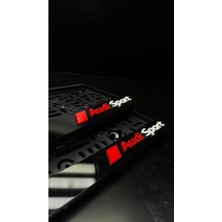 Pi Dekorasyon 5d Lüx Audi Sport Kabartma Takmatik Pleksi Plakalık